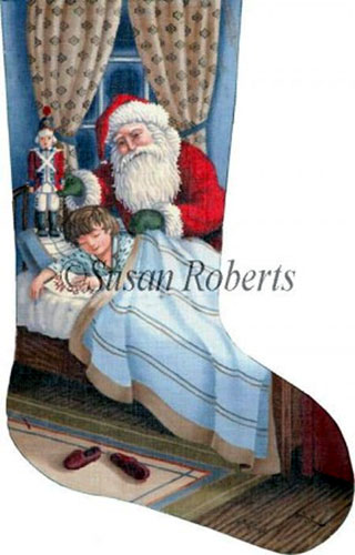 Special Delivery (Boy) Needlepoint Stocking Canvas