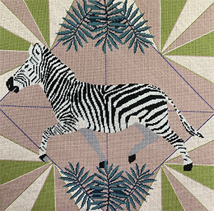 Zebra Needlepoint Kit from Appletons