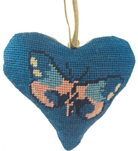 Butterfly Needlepoint Ornament Kit