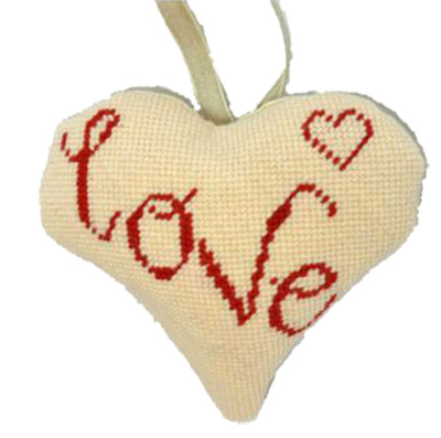 Love Needlepoint Ornament Kit