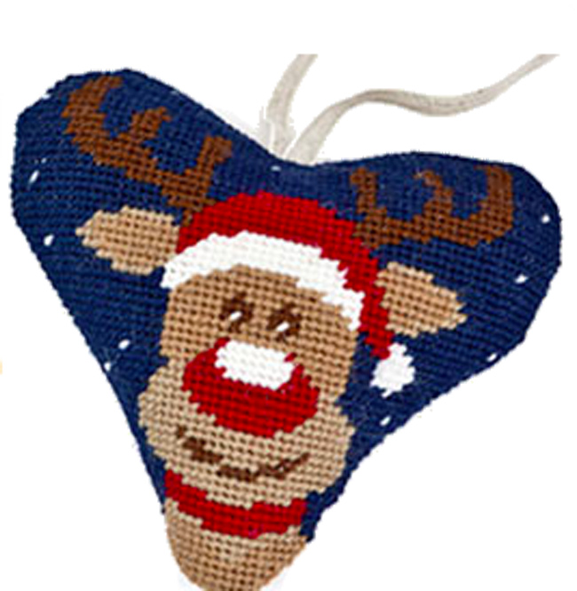 NeedlepointUS: Snowman Needlepoint Ornament Kit, Ornaments, CNSNOWHO