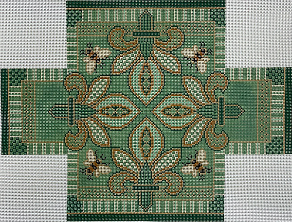 Napoleonic Bees Brick Cover (Green)