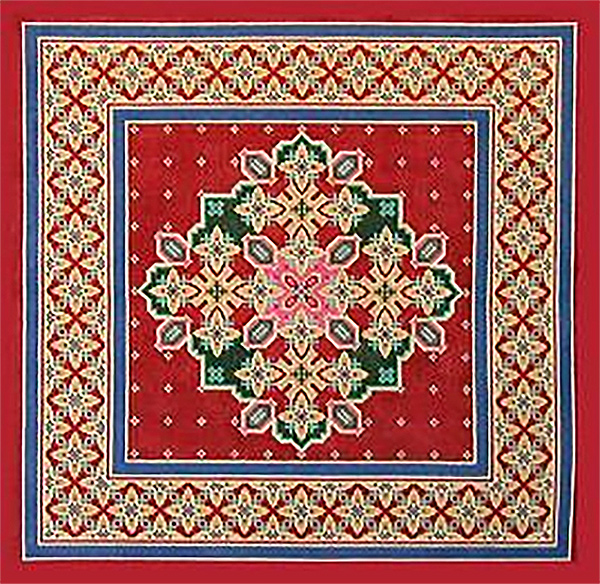 Marrakesh Medallion (Red) from Canvas Works