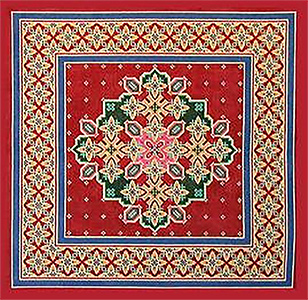 Marrakesh Medallion (Red) from Canvas Works