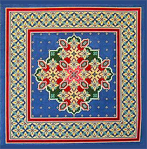 Marrakesh Medallion (Blue) from Canvas Works