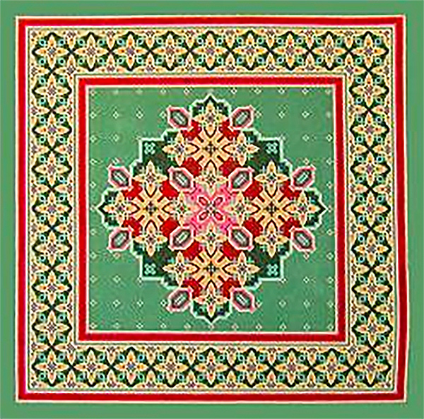 Marrakesh Medallion (Green) from Canvas Works