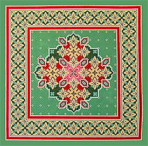 Marrakesh Medallion (Green) from Canvas Works