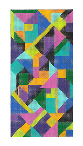 Kaleidoscope - Hand Painted Needlepoint Canvas from dede's Needleworks