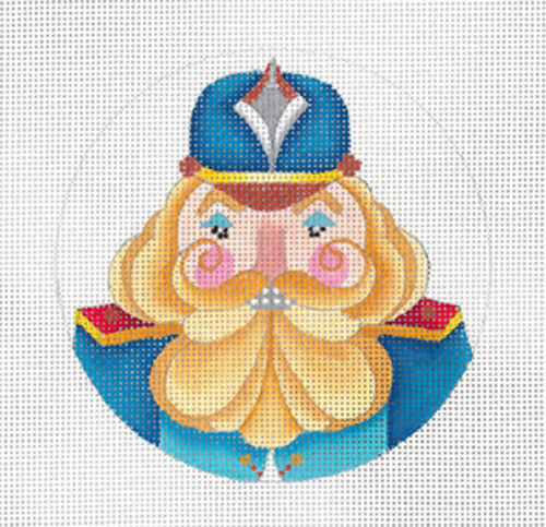 Brit Nutcracker - Hand Painted Needlepoint Canvas from dede's Needleworks
