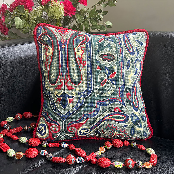 Glorafilia Needlepoint - Cushions & Pillows - Scottish Paisley Cushion Kit