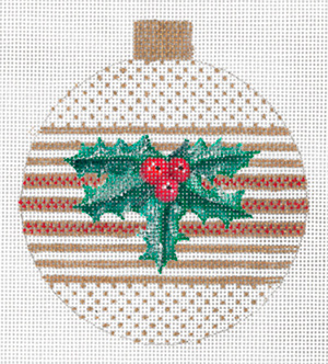 Holly Ornament by Sharon G