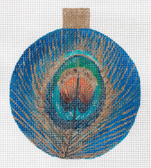 Peacock Ornament by Sharon G
