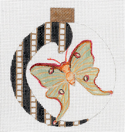 Paisley Luna Moth Ornament by Sharon G