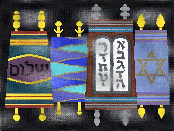 Torahs Needlepoint Tallis Canvas