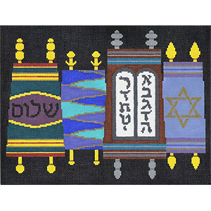 Torahs Needlepoint Tallis Canvas
