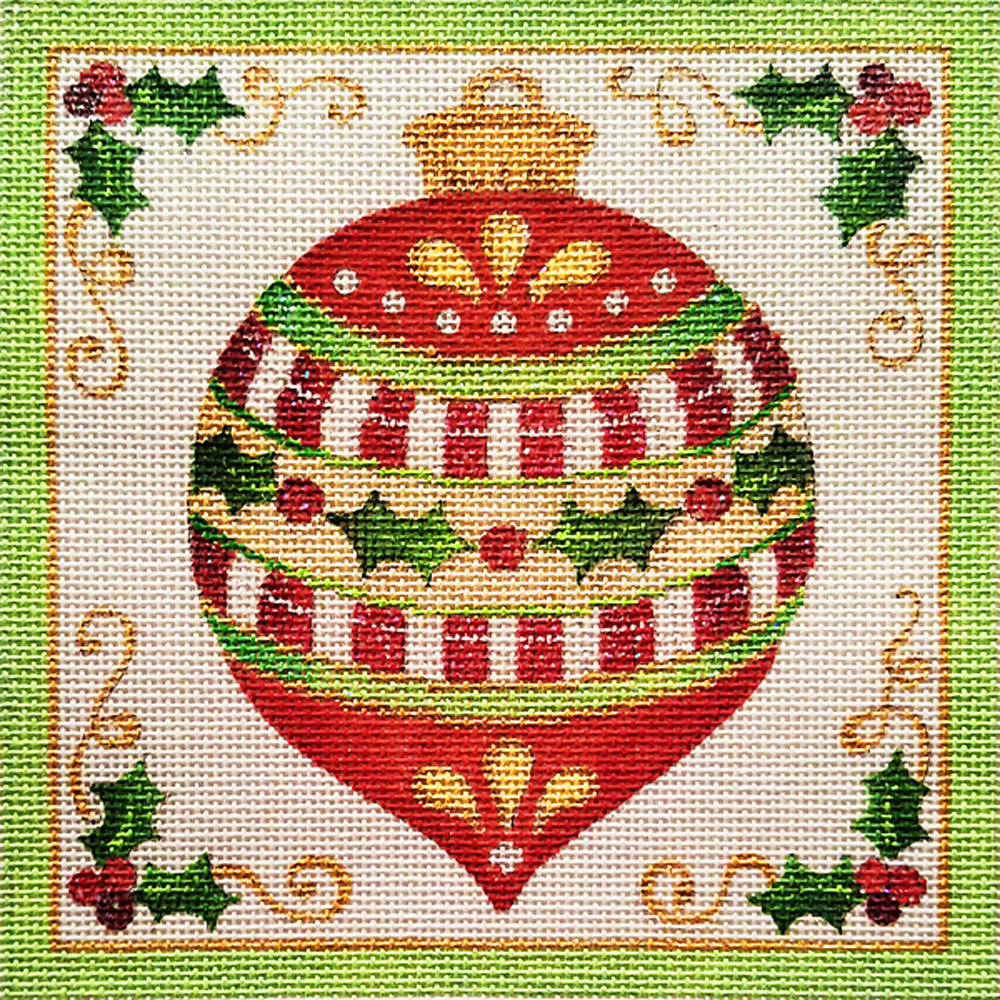 Sew Cute! Cat Needlepoint Kit 6X6 Stitched in Yarn