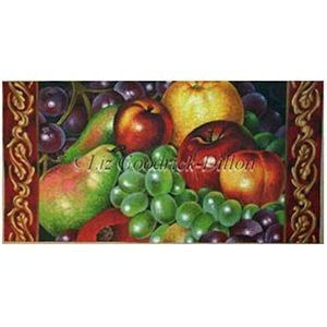Liz Goodrick-Dillon - Hand-painted Canvas -  Mixed Fruit