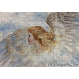 Liz Goodrick-Dillon Hand Painted Needlepoint - Angel