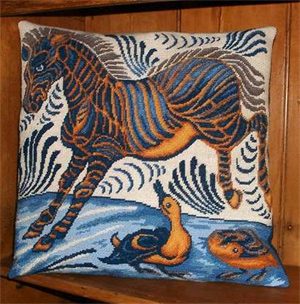 Zebra and Ducks Tapestry Kit from Millennia Designs