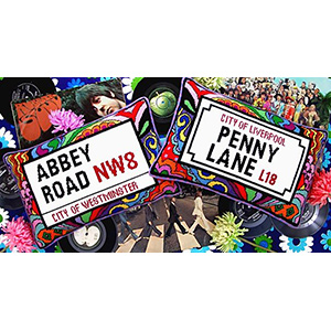 Beatles Street Signs Cushion Kit