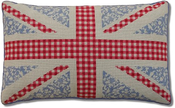 Floral Union Jack Cushion Kit