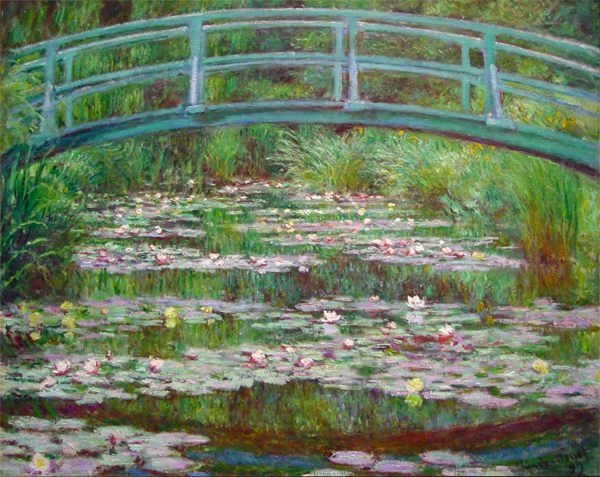 NeedlepointUS - World-class Needlepoint - Japanese Footbridge, Claude ...