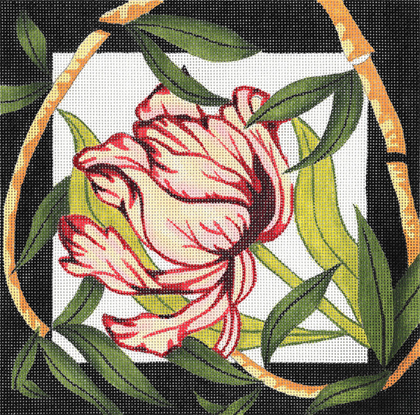 Tulip/Bamboo - Hand Painted Design from Trubey Designs
