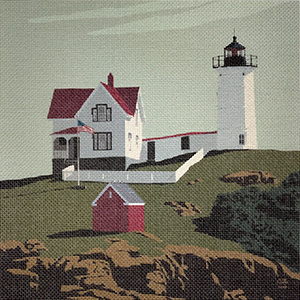 Cape Neddick Lighthouse by Alan Claude
