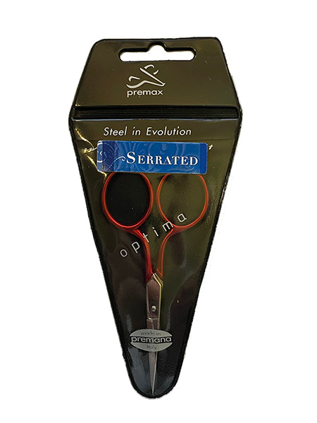 Premax Serrated Scissors (for cutting metallic threads) #1