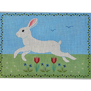 Susan Roberts Needlepoint Designs - Leaping Rabbit