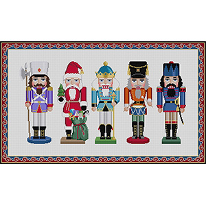 Susan Roberts Needlepoint Designs - Hand-painted Canvas - Nutcracker Collection