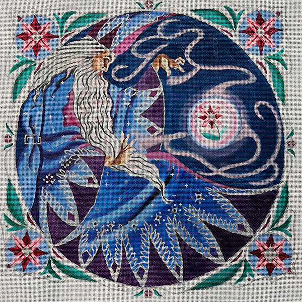 Merlin the Magician - From Tapestry Tent by Liz Goodrick-Dillon