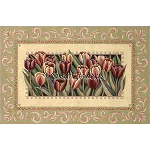 Tulips - Hand Painted Canvas from Tapestry Tent