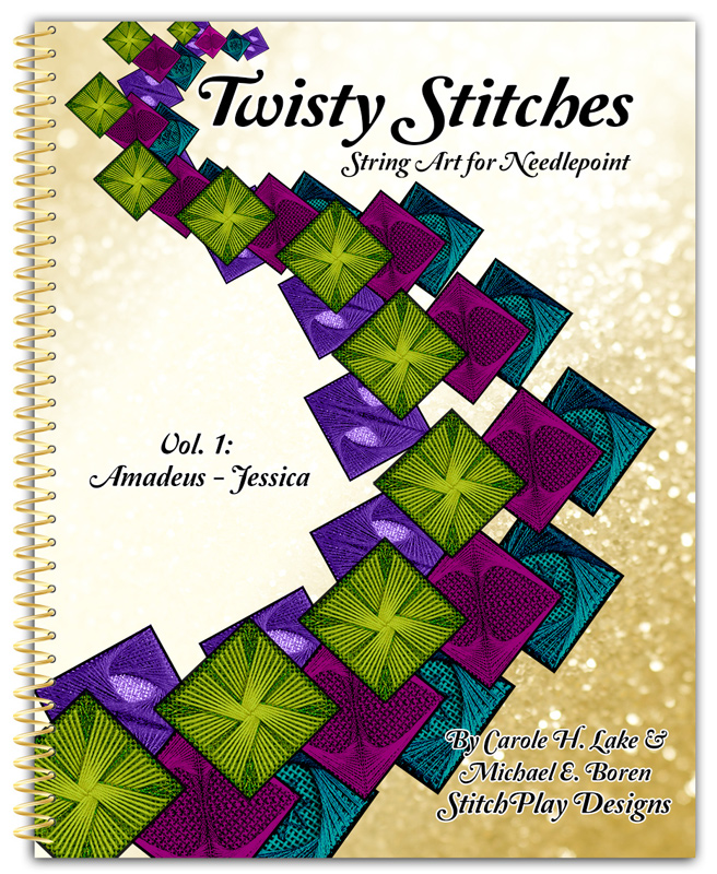 Twisty Stitches; String Art for Needlepoint, Vol 1