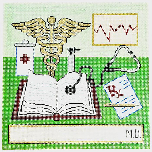 Doctor Hand-painted Wall Hanging Canvas