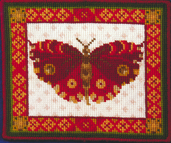 Animal Fayre Needlepoint Miniatures - Red Butterfly