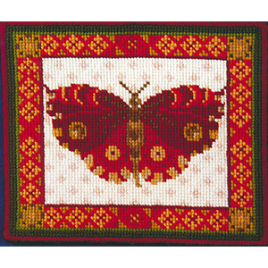Animal Fayre Needlepoint Miniatures - Red Butterfly