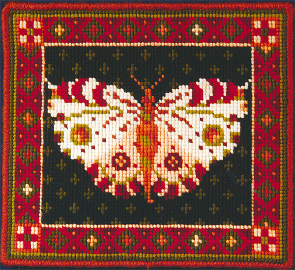 Animal Fayre Needlepoint Miniatures - White Butterfly