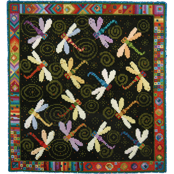 Animal Fayre Needlepoint Tapestry - Dragonfly Dance
