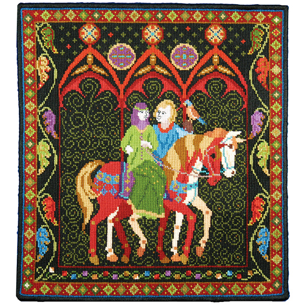 Animal Fayre Needlepoint Tapestry - Green Lady