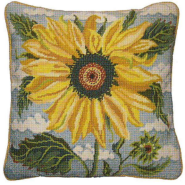 Primavera Needlepoint Cushion Kit - Sunflower Heaven