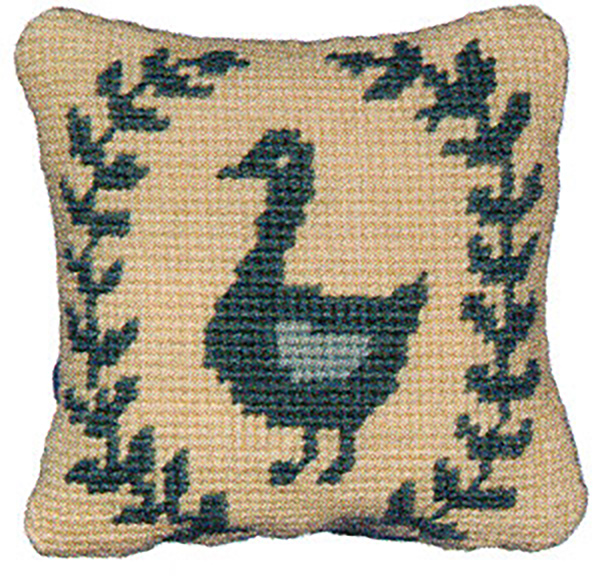 Primavera Needlepoint Pincushion Kit - Goose