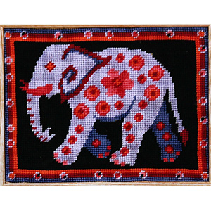 Primavera Needlepoint Picture Kit - Emily's Elephant