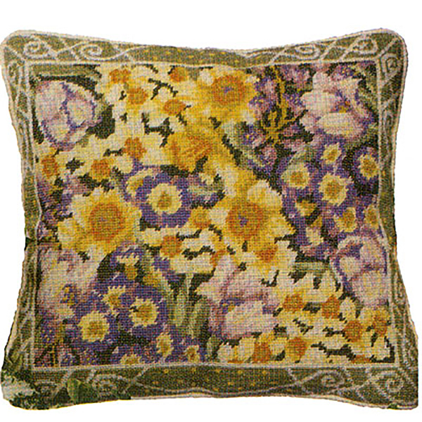 Primavera Needlepoint Cushion Kit - Lady Spring