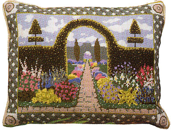 Primavera Needlepoint Cushion Kit - Enchanted Garden