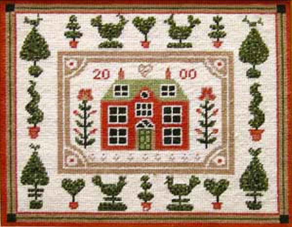 Primavera Needlepoint Picture Kit - Little Red House