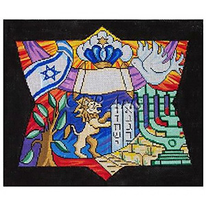 Shalom Needlepoint Tallis Canvas