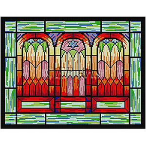 Windows Needlepoint Tallis Canvas