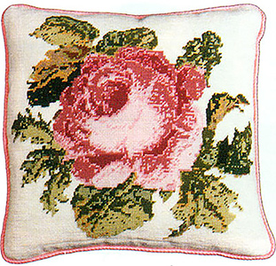 Fine Cell Work Needlepoint - Rose