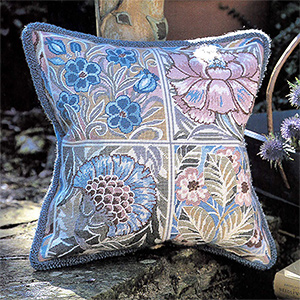 Glorafilia - Cushions & Pillows - William de Morgan Tiles Cushion Kit